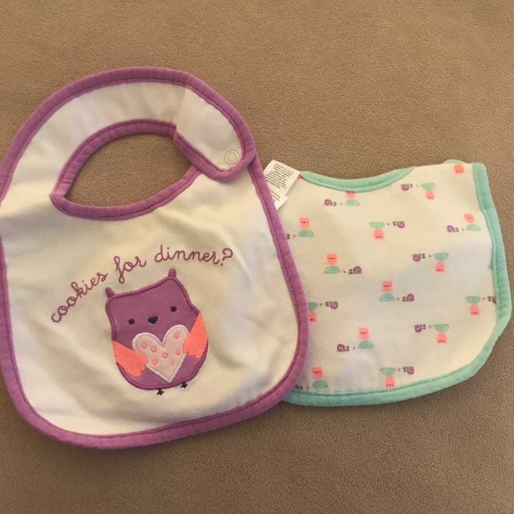 🎈5/$5 Just For You Owl Bibs